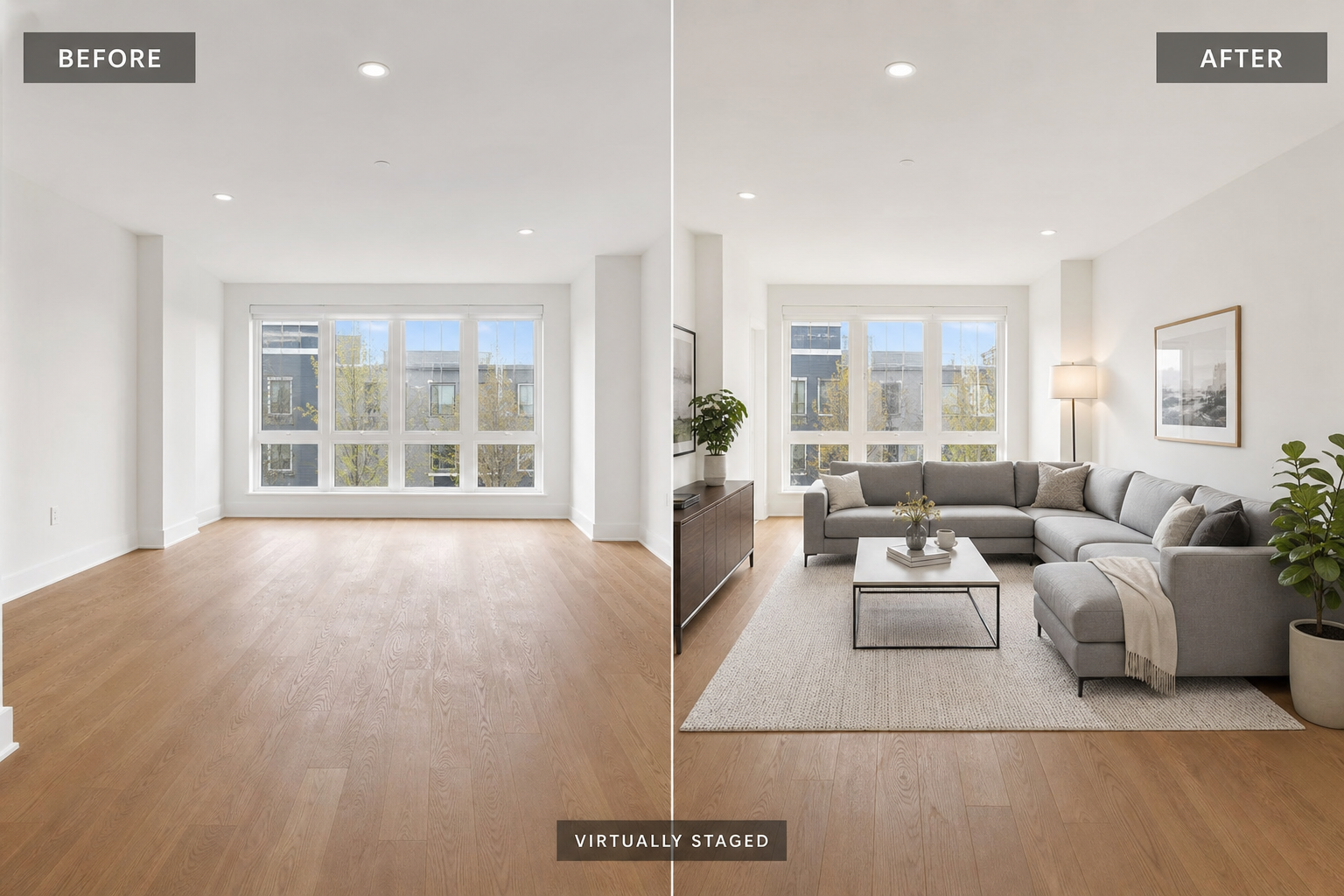Virtual staging
